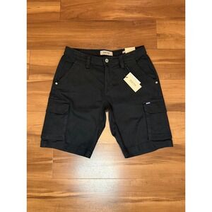 Kenneth Cole Reaction Cargo Short 100% Cotton Black Pockets NWT Men's Size 30